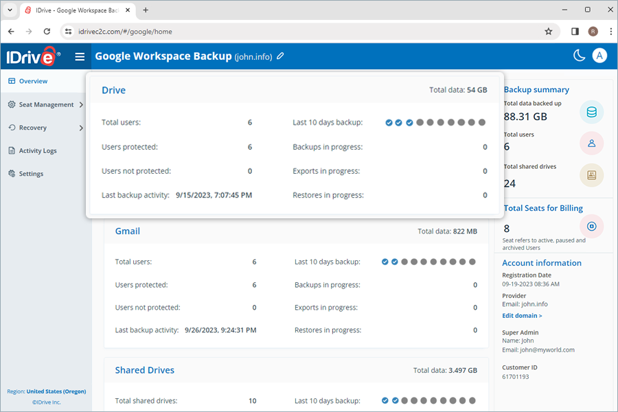  view client wise status