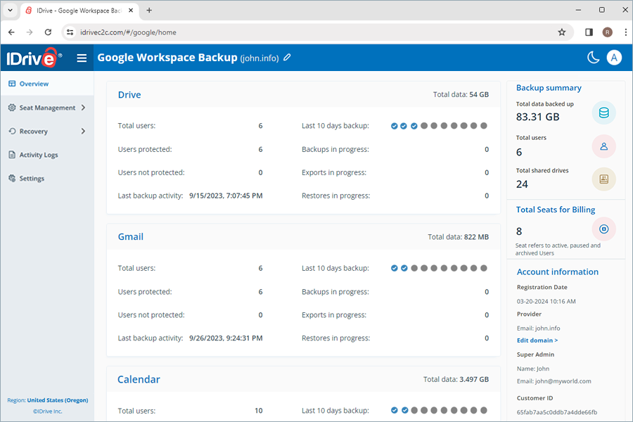  view client wise status