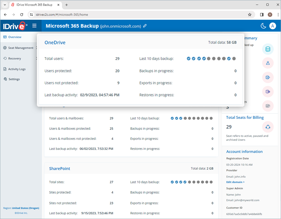  view client wise status